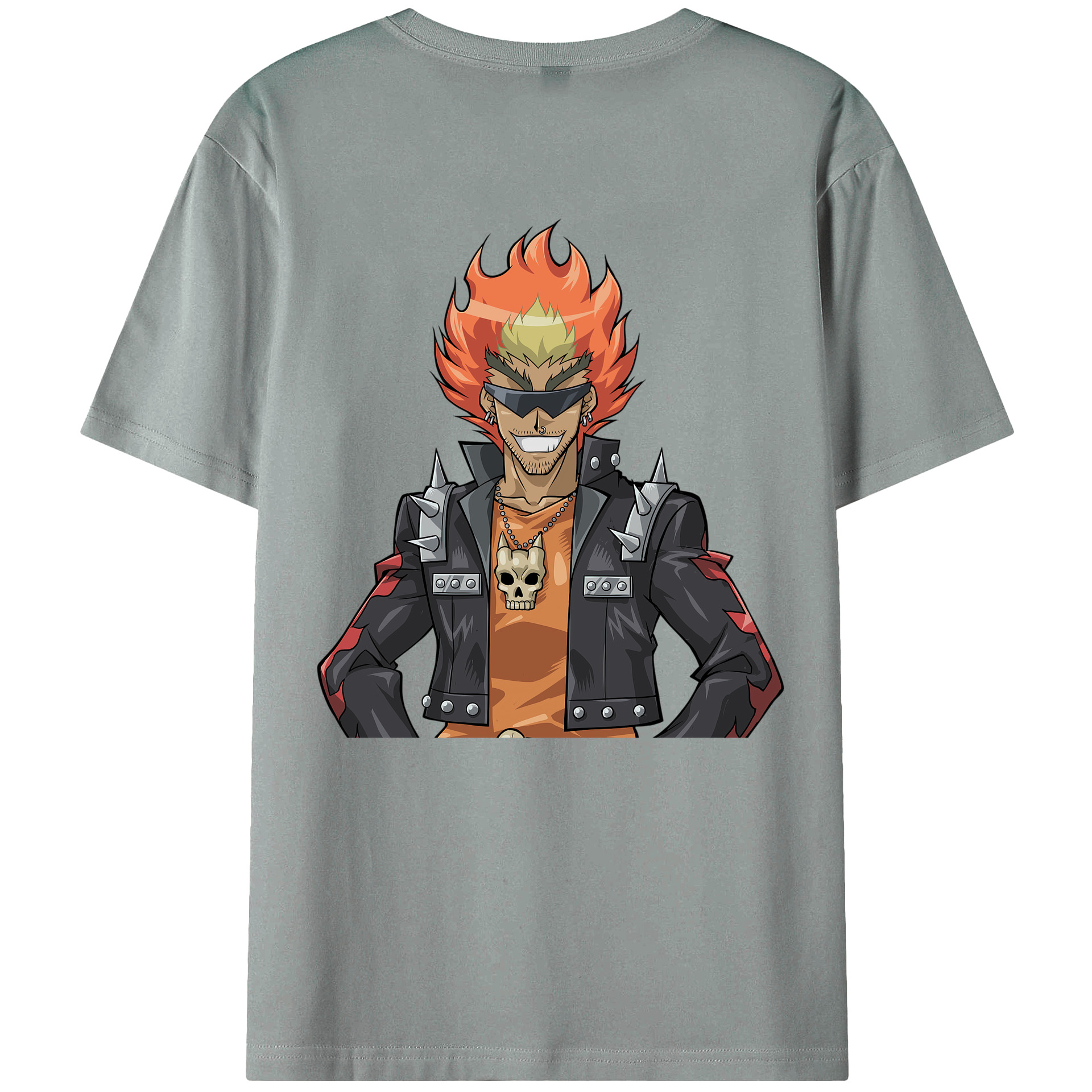 （画像用） 遊☆戯☆王 Yu-Gi-Oh! 綿100％ メンズ半袖Tシャツ（バックプリント） 通気性